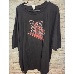 Mens Marvel Carnage Action Shirt Size 4X NWoT Black Short Sleeve Crew Neck